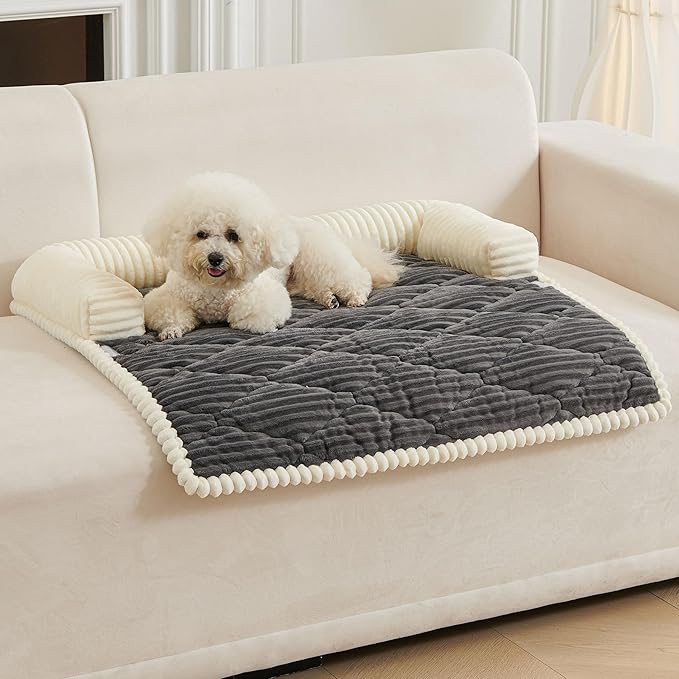 HAOMAIJIA Dog Couch Bed for Medium Dogs, Non Slip Pet Couch Covers for Sofa by HAOMAIJIA