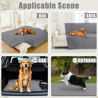 Smiry Waterproof Dog Bed Cover Blanket 40x80, Soft Reversible Pet Blanket - Image 5