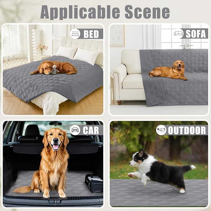 Smiry Waterproof Dog Bed Cover Blanket 40x70, Soft Reversible Pet Blanket - Image 5