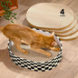 Cat Scratcher Box with 4 Cat Scratching Board Reversible Scratch Pad, Heavy by Conlun