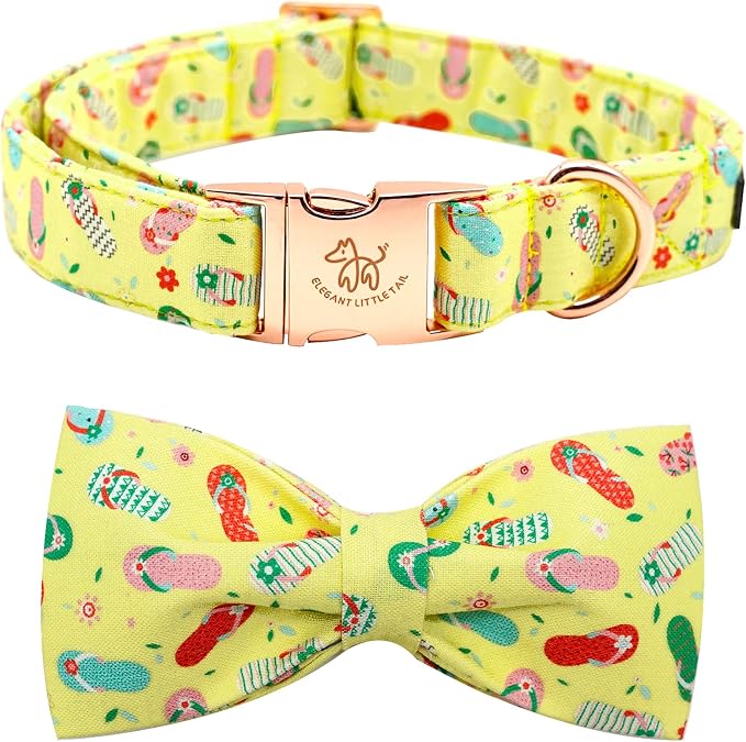 Elegant Little Tail's Cute Bowtie Dog Collar by Elegantlittletail