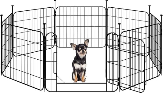 Yaheetech Expandable Dog Playpen, 8 Panel 20 inch Puppy Playpen by Yaheetech