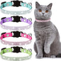 Weewooday 4 Pieces Rhinestones Cat Collars Breakaway Cat Collar by Weewooday