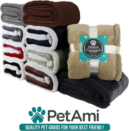 PetAmi Fluffy Waterproof Dog Blanket - Image 9