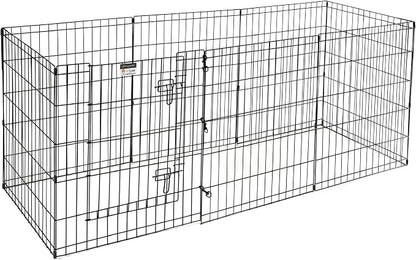 Dog Playpen - Foldable Metal Exercise Puppy Play Pen - Indoor/Outdoor Pen with - Image 7