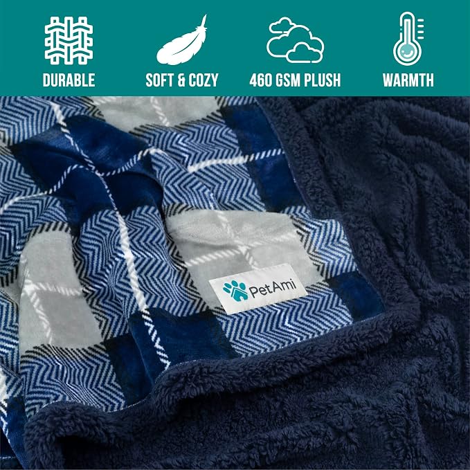 PetAmi Dog Blanket for Medium Large Dogs, Pet Bed Blanket Cat Puppy Kitten - Image 8