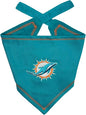 Pets First NFL Miami Dolphins TIE Bandana, Large/X-Large. Dog Bandana Scarf Bib by PETSFIRST