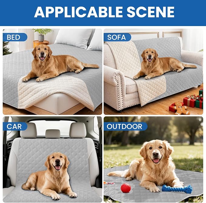 Waterproof Dog Bed Cover Pet Blanket, Soft Couch Cover - Image 5