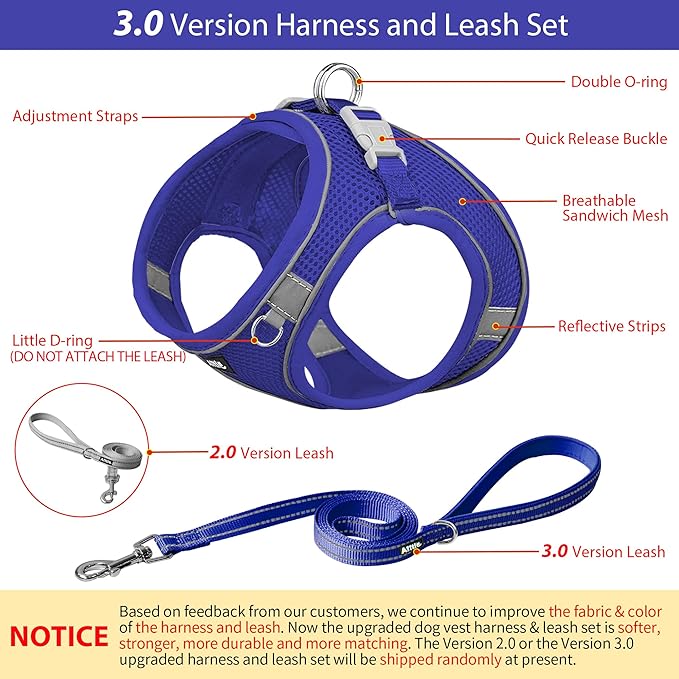 AIITLE Comfortable Dog Harness and Leash Set - Image 4