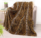 Bnuitland Leopard Print Fleece Flannel Throw Blanket, 300 GSM Double Sided by BNUITLAND
