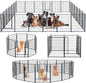 Dog Playpen, Portable Outdoor Dog Fence, Dog Playpen by XDPET