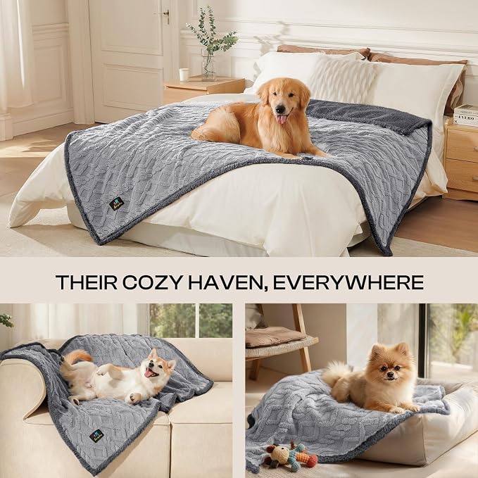 Luciphia Waterproof Pet Blanket, Liquid Pee Proof Dog Blankets - Image 4