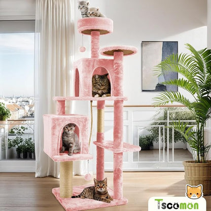 58.5inch Large Cat Tree Tower Condo - Image 6