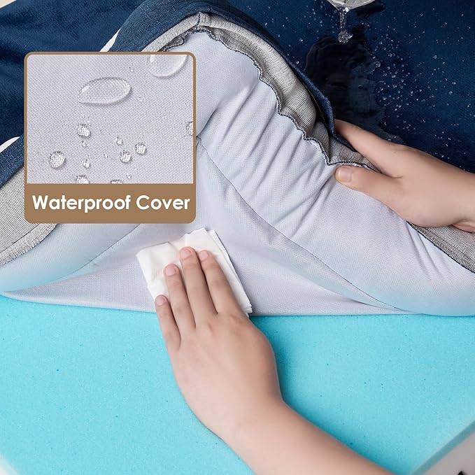 EHEYCIGA Orthopedic Dog Beds for Extra Large Dogs, Waterproof Memory Foam XXL - Image 3