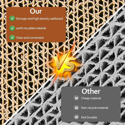 HappyFree SX Double-Sided Cat Scratch Pad: Premium Indoor Cat Scratcher - Image 6