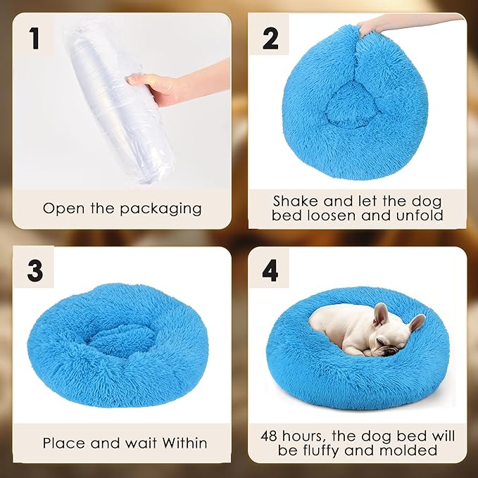 Extra Large Dog Beds, 36 Inch Human Dog Anxiety Relief Comfort Bed, - Image 6