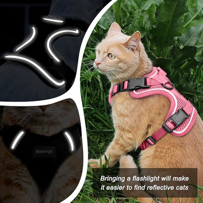 Cat Harness, Cat Harness and Leash Set, Soft and Breathable Vest - Image 3