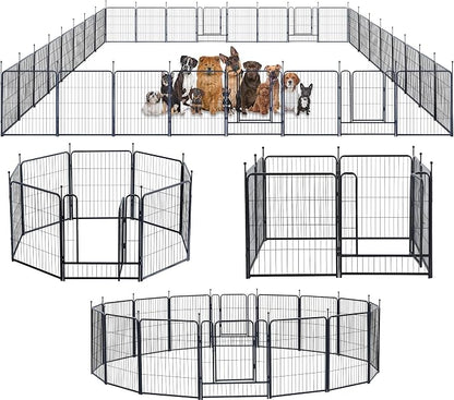 Dog Playpen, Portable Outdoor Dog Fence, Dog Playpen by XDPET