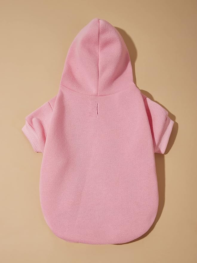 QWINEE Basic Dog Hoodie Sweatshirt Puppy Sweater Warm Cat Costumes Pet Clothes - Image 6