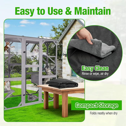 Kingling Outdoor Cat House Cover Fits - Image 9