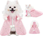 KOUPA Pet Wedding Costume for Cat Small Dogs, Sparkly Cat Clothes Tulle Cloak by WelcometoKOUPA