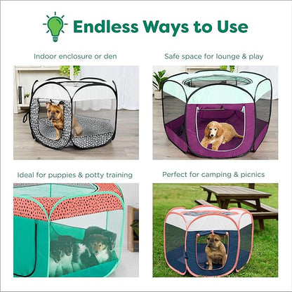 Furhaven Portable Dog Playpen, Cat Playpen, Pet Playground, Kennel Foldable - Image 7