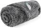 PetAmi Dog Blanket for Small Dogs Grey, Fluffy Soft Puppy Blanket, Sherpa by PetAmi