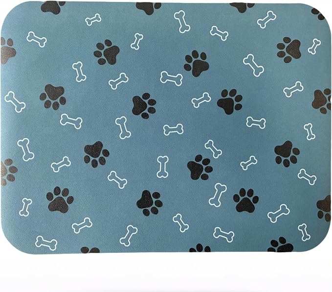 Pet Cat Dog Food Mat Non Slip Mat by EP+Jeans