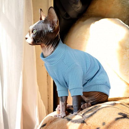 PUMYPOREITY Cat Clothes: Stretchy Shirt, Sweater - Image 4