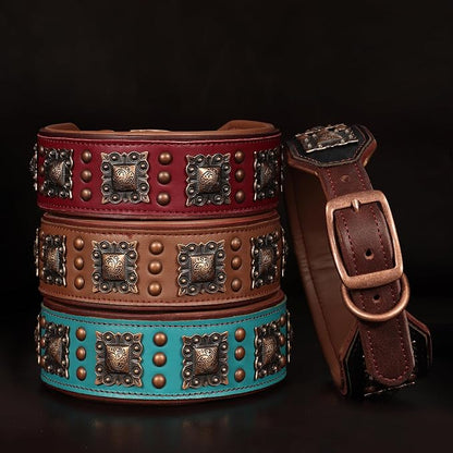 PET ARTIST Genuine Leather Dog Collar - Image 4
