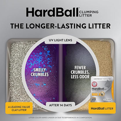 ARM & Hammer Hardball Lightweight Platinum Multi-Cat Clumping Cat Litter Odor - Image 6