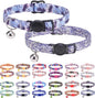 Breakaway Cat Collars for Girl Boy Cats, Spring Summer All Weather Cat Collar by DILLYBUD
