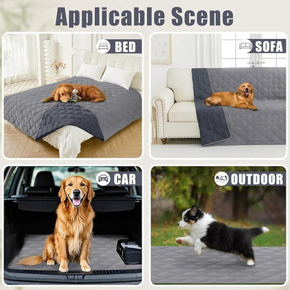 Smiry Waterproof Dog Bed Cover Blanket 82x120, Soft Reversible Pet Blanket - Image 5