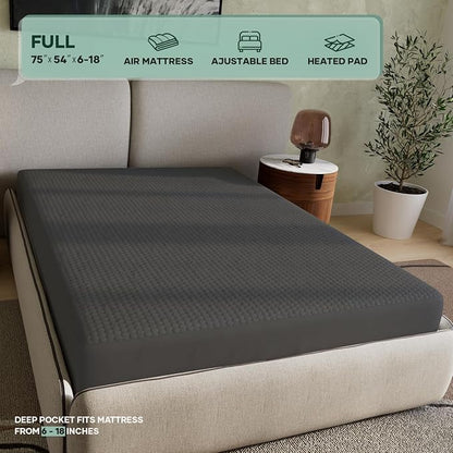 OhGeni Waterproof Mattress Protector, Fitted Sheet - Image 4