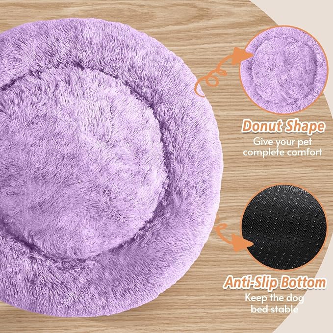 JOLLYVOGUE Calming Small Dog & Cat Bed - Image 3