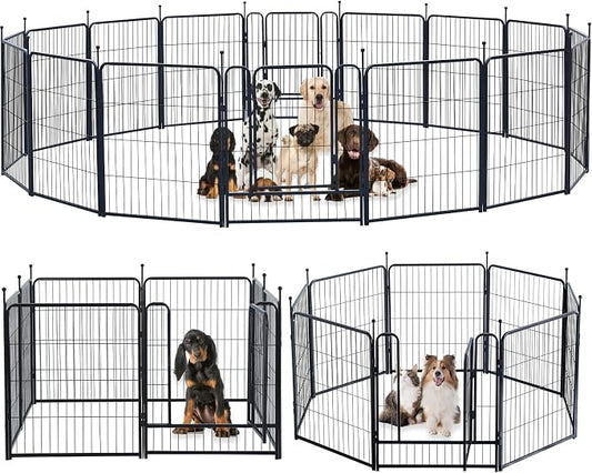 Dog Playpen Portable Outdoor Dog Fence, Dog Playpen by XDPET