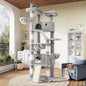 SHA CERLIN 81in Multi-Level Tall Cat Tree Tower by SHACERLIN