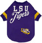 NCAA LSU Tigers Dog & Cat T-Shirt, Large. Football/Basketball PET TEE by PETSFIRST