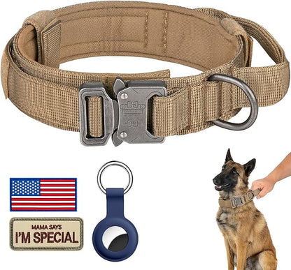 DAGANXI Tactical Dog Collar, Adjustable Military Training Nylon Dog Collar by DAGANXI