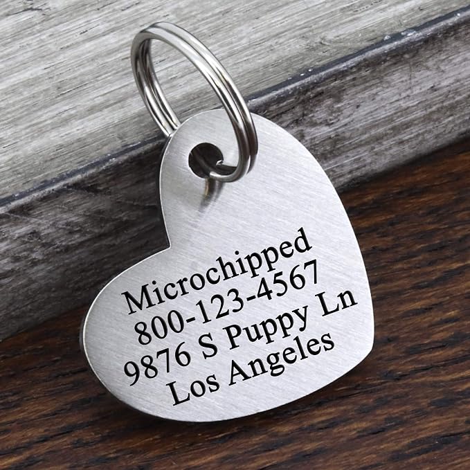 Ultra Joys Dog ID Tag, Custom Dog Tag Personalized Cat Tag, Pet ID Tag - Image 4