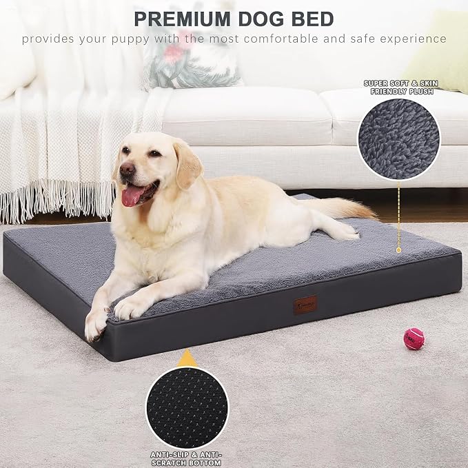 MIHIKK Waterproof Dog Beds Large Sized Dog Orthopedic Dog Beds - Image 4