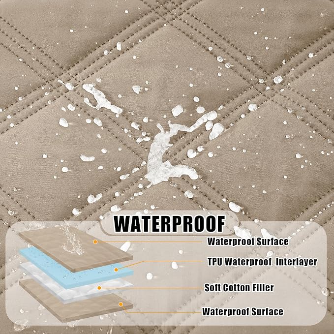 Smiry Waterproof Dog Bed Cover Blanket 40x70, Soft Reversible Pet Blanket - Image 2
