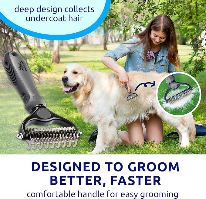 Pat Your Pet Deshedding Dog Brush - Image 6