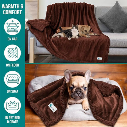 PetAmi Dog Blanket for Bed, XL Pet Blanket Large Dogs, Fleece Furniture Couch - Image 5