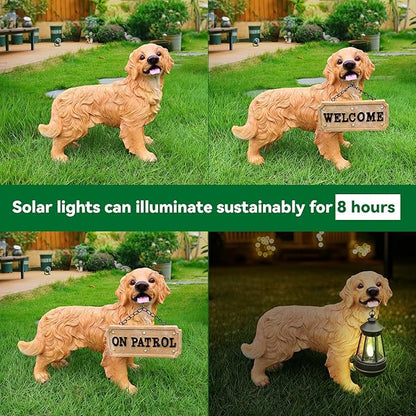 Golden Retriever Statue Outdoor Decorations – Outdoor Dog Statue Standing - Image 4