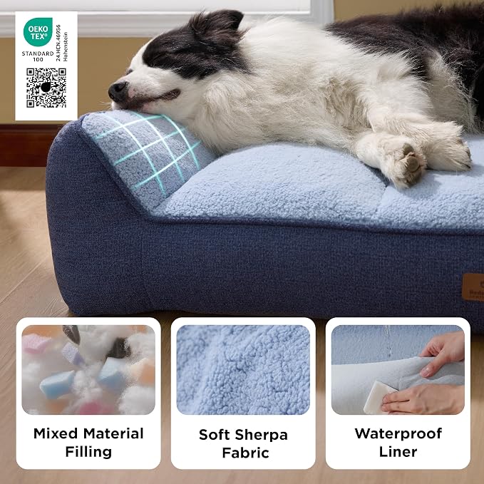 Bedsure SupportMax™ XL Plus Orthopedic Dog Beds Large Sized Dog - Image 5