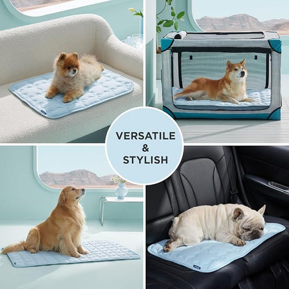 Bedsure Cooling Mat for Small Dogs – 24x18 Thin Washable Cooling Pet Pad for Cat - Image 5
