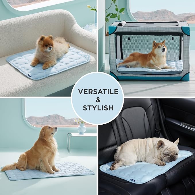 Bedsure Cooling Mat for Large Dogs – 41x28 Thin Washable Cooling Pet Pad for - Image 5