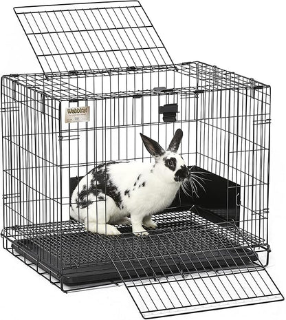 MidWest Homes for Pets Small Wabbitat Rabbit Cage, Grid Mesh Floor, Removable - Image 4