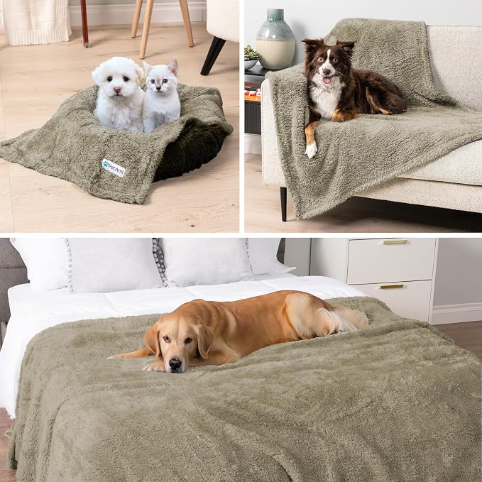 PetAmi Fluffy Waterproof Dog Blanket - Image 6